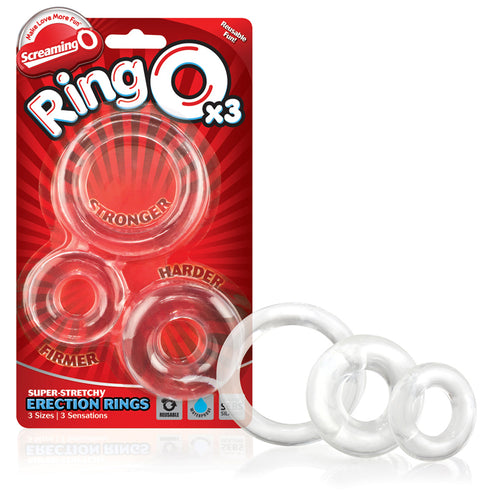 Screaming O RingO 3-Pack Clear